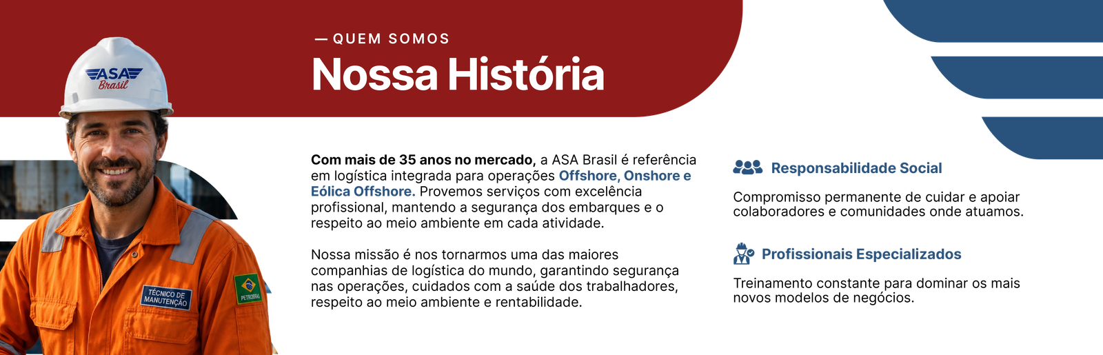 Equipe ASA Brasil em operação de docagem